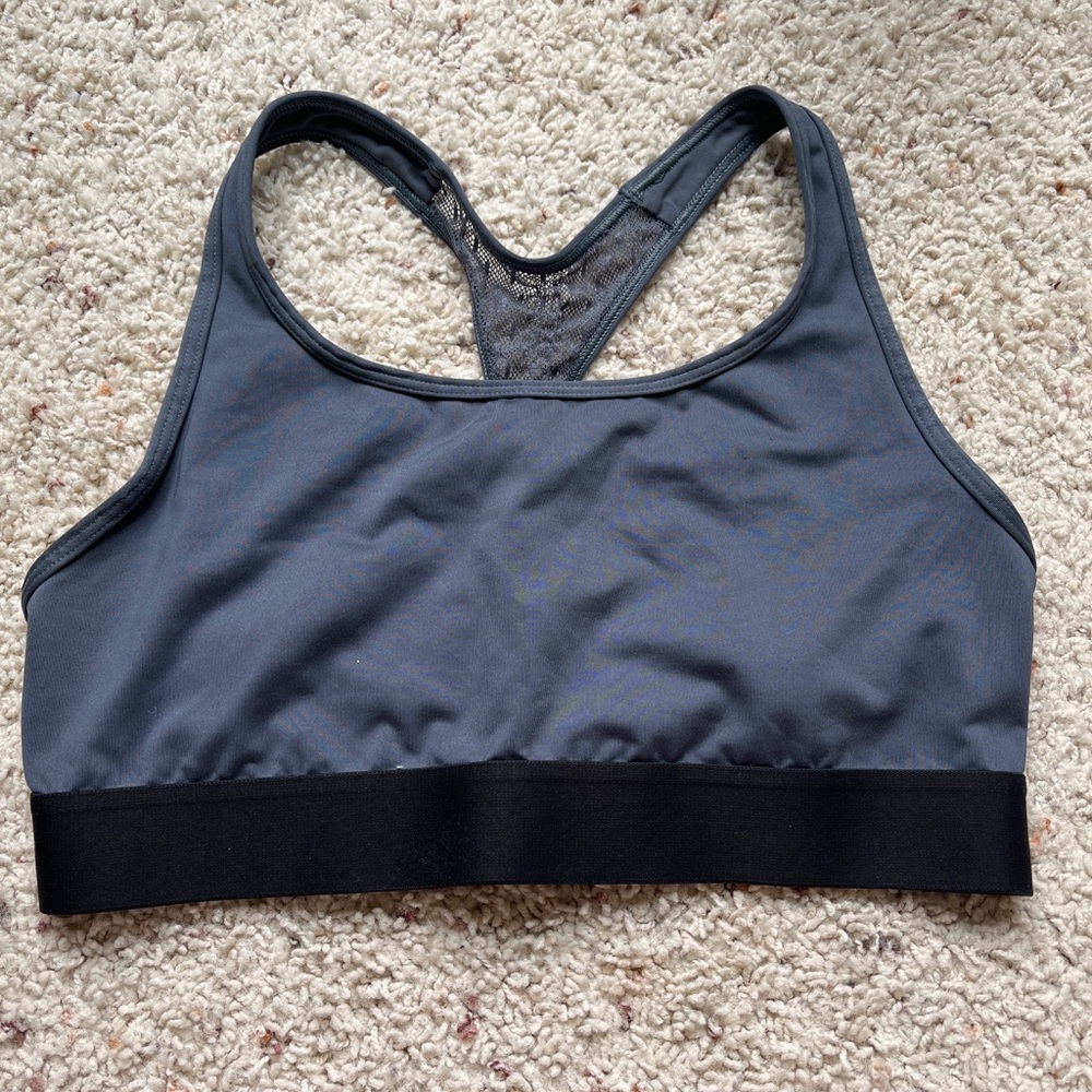 grey victoria’s secret sports bra